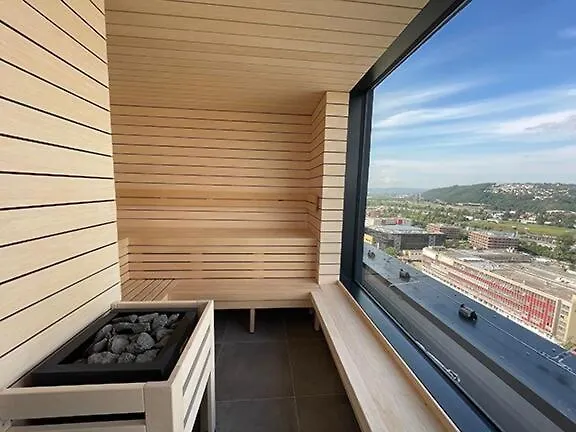 Luxe With Pool, Sauna, Jacuzzi, Gym, Balcony Apartmán *